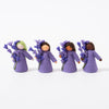 Group of 4 Lavender Flower Fairy with various Skin Tone from Ambrosius